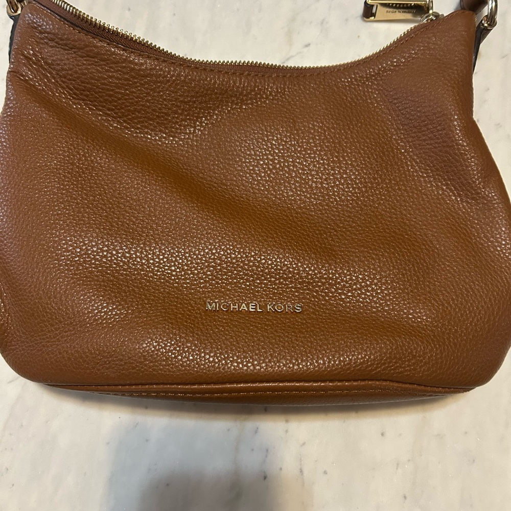 Michael Kors Tan Leather Shoulder Bag